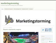 Tablet Screenshot of marketingstorming.com